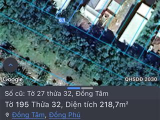 Bán đất 218,7m2 chính chủ sổ hồng cầm tay