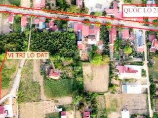 Cắt lỗ sâu lô đất biệt thự 210m2, mặt tiền 6.5m, đường 10m tại xã thành minh, giá tốt