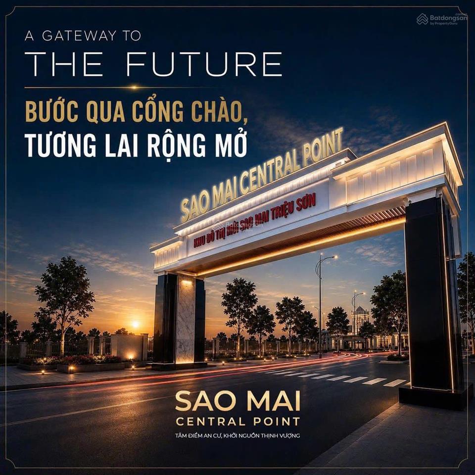 Chỉ 1.3 tỷ  sở hữu lô đất nền dt 110m2 tại dự án sao mai xuân thịnh thị trấn giắt huyện triệu sơn