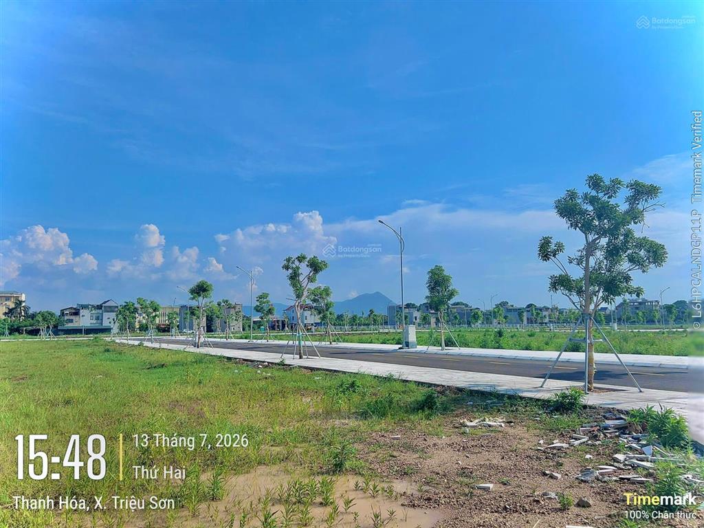 Chỉ 1.3 tỷ  sở hữu lô đất nền dt 110m2 tại dự án sao mai xuân thịnh thị trấn giắt huyện triệu sơn