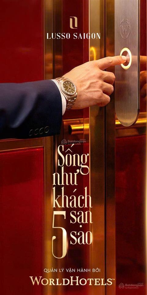 Sở hữu căn hộ hàng hiệu lusso saigon  cơ hội đầu tư chỉ với 450tr