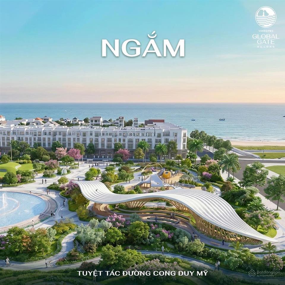 Duy nhất 1 căn song lập thưởng vị trí đẹp, giá rẻ vô địch tại vinhomes global gate hạ long xanh