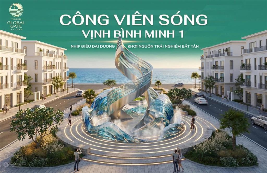 Duy nhất 1 căn song lập thưởng vị trí đẹp, giá rẻ vô địch tại vinhomes global gate hạ long xanh
