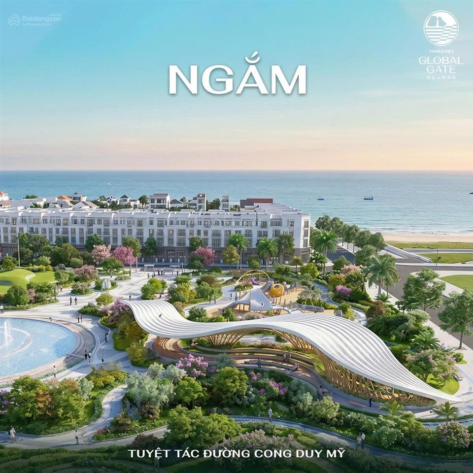 Căn liền kề giá hơn 2 tỷ vị trí đẹp hiếm có tại vinhomes global gate hạ long xanh