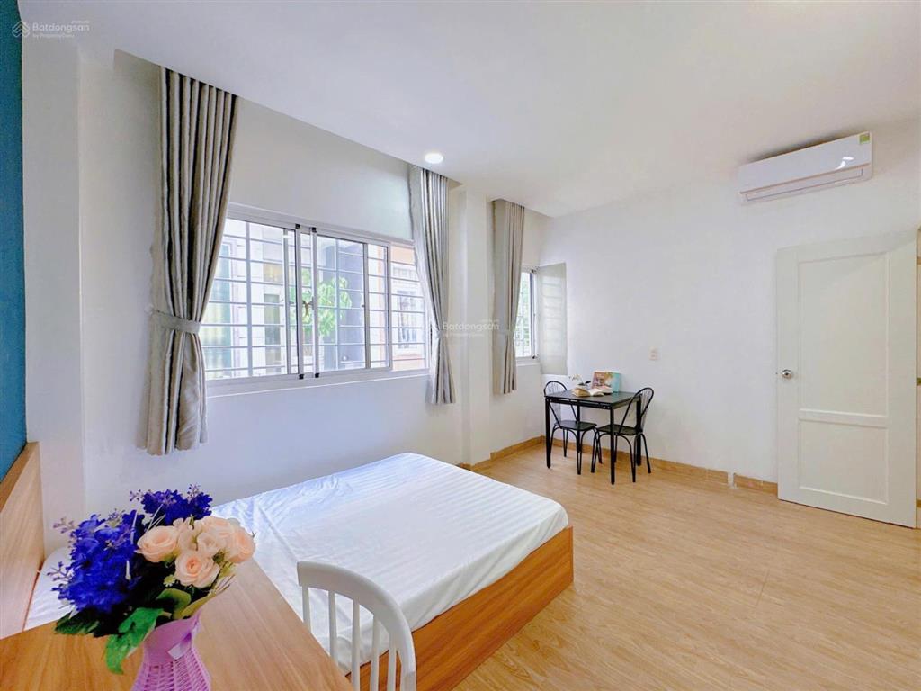 Cho thuê căn hộ 1pn full nội thất gần khu phan xích long, toà nhà bảo vệ 24/24