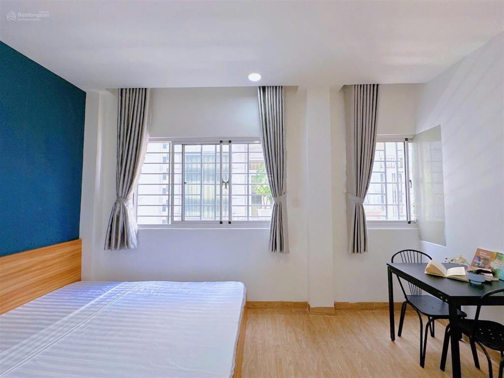 Cho thuê căn hộ 1pn full nội thất gần khu phan xích long, toà nhà bảo vệ 24/24