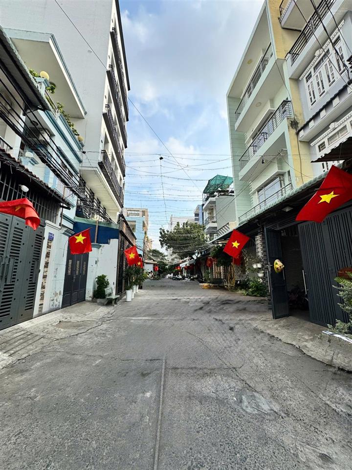 Bán nhà hẻm 8m nguyễn quang diêu, tân phú, 4x19m, tiện xây mới, giá 6.65 tỷ