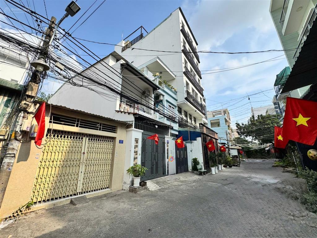 Bán nhà hẻm 8m nguyễn quang diêu, tân phú, 4x19m, tiện xây mới, giá 6.65 tỷ