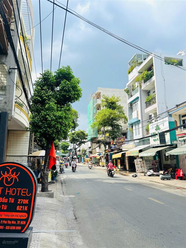 Nhà mặt tiền quận tân phú đường bình long 5,05x22m giá 16,5 tỷ thương lượng