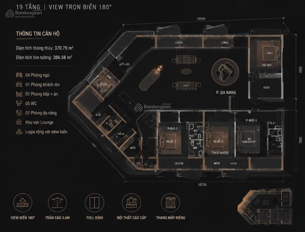 Bán penhouse meypearl harmony phú quốc, giá siêu hời 140 triệu/m2