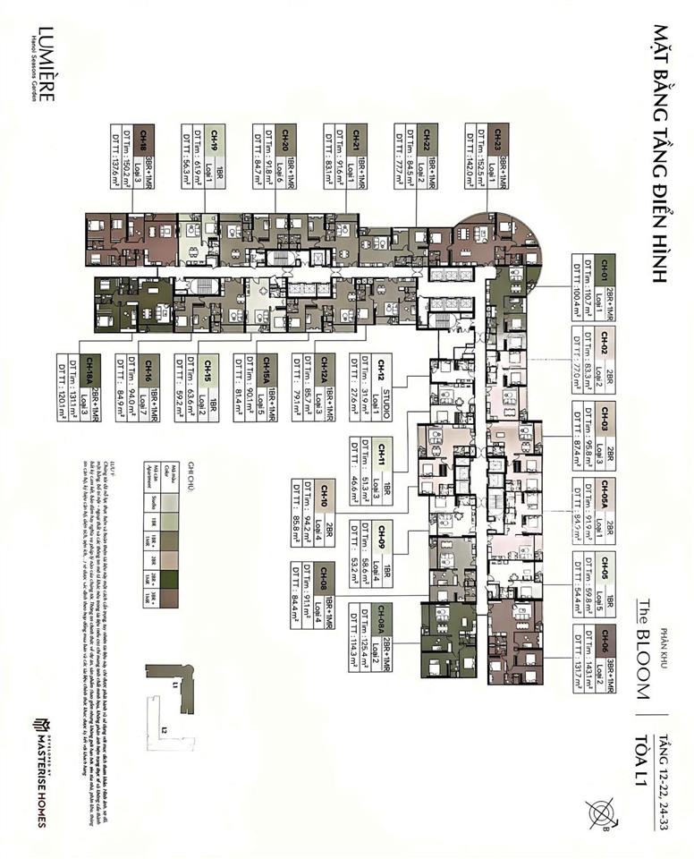 Hot xuất ngoại giao chỉ duy nhất 1 căn studio tòa l1 masterise homes cao xà lá