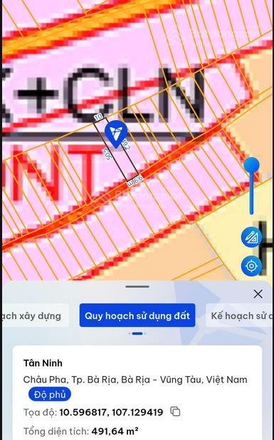 Hot. bán gấp đất tại châu pha  tóc tiên, 2,03 tỷ, 497,6 m2, giá tốt còn thương lượng thiện chí.