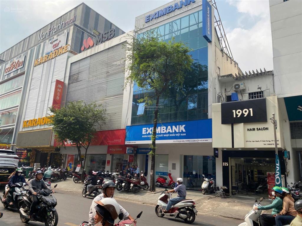 Bán nhà góc 2 mặt tiền đường sư vạn hạnh, phường 12, quận 10 (7m5 x 15m) giá 22,5 tỷ