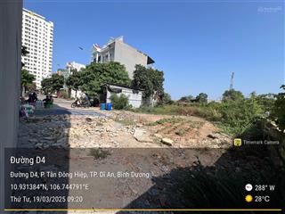 Bán đất chính chủ  khu phố chiêu liêu, tân đông hiệp, tp. dĩ an, bình dương