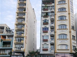 Bán khách sạn mặt tiền đẹp nhất đề thám, phạm ngũ lão, quận 1, dt 4x25, h, 11l, 380tr/th, 120 tỷ