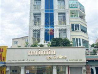 Bán toà nhà chdv đẹp nhất mặt tiền ngô tất tố, phường 19, bình thạnh, dt 115m2, 8 tầng, gb 59 tỷ