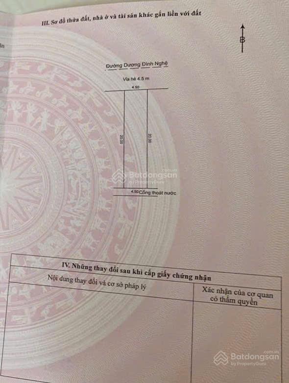 Chính chủ cần bán lô đất vàng 90m tại đường dương đình nghệ, đà nẵng