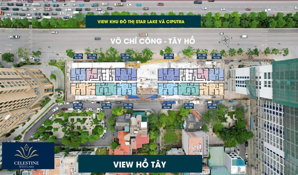 Celestine westlake căn hộ chung cư view hồ tây giá tốt nhất khu vực căn 3pn, giá nhỉnh 18 tỷ