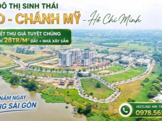 Biệt thự liền kề ven sông sg 2 mặt tiền từ 4 tỷ hud chánh mỹ hồ chí minh giá cực tốt chỉ từ 28tr/m2