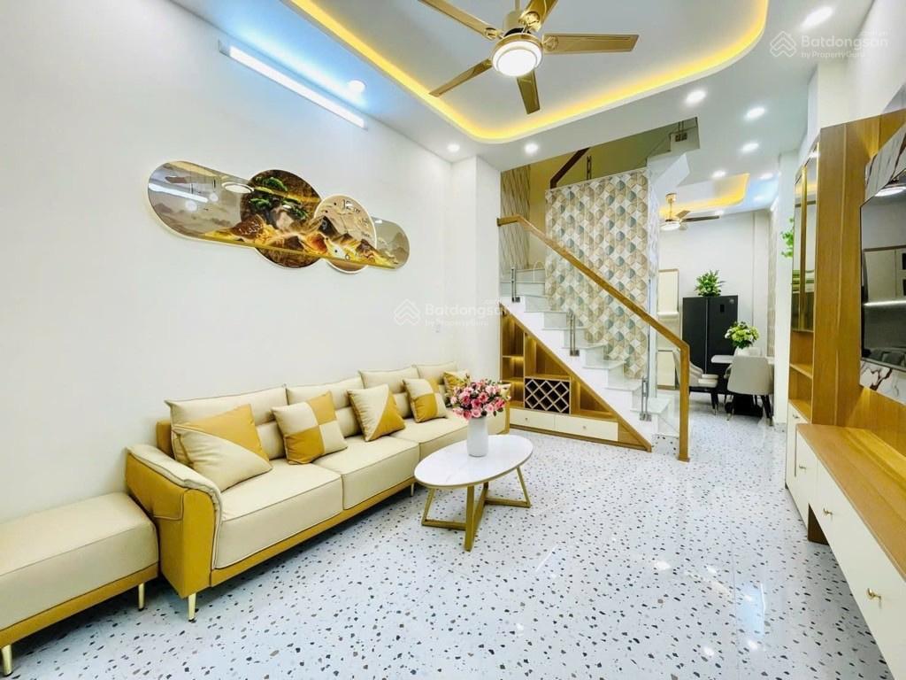 Nhà mới 5 tầng  hxh  phạm văn chiêu  44m2  nội thất xịn  1 trệt 3 lầu sân thượng  chỉ 5ty6