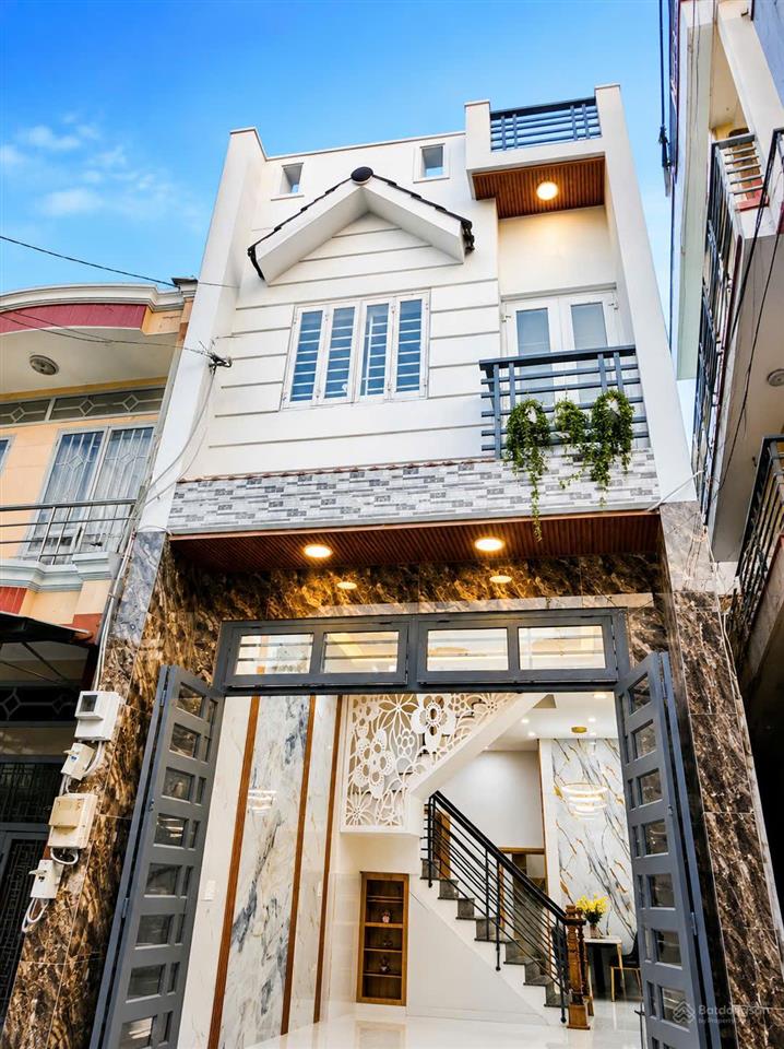 Nhà mới đẹp vào ở ngay, phạm văn chiêu, gò vấp, 1 trệt 1 lầu đúc kiên cố, 5,7 tỷ tlcc