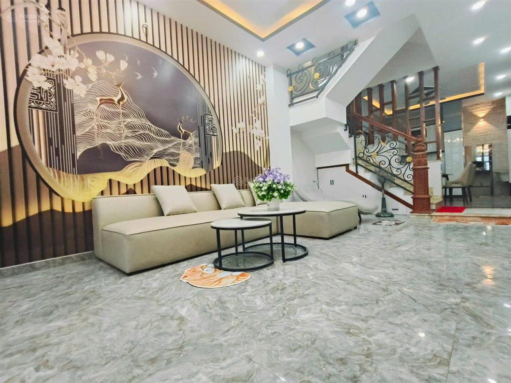 Bán nhà phan huy ích hẻm 10m 4x16m 4 tầng 5pn hẻm 1 trục 10m khu dân trí cao
