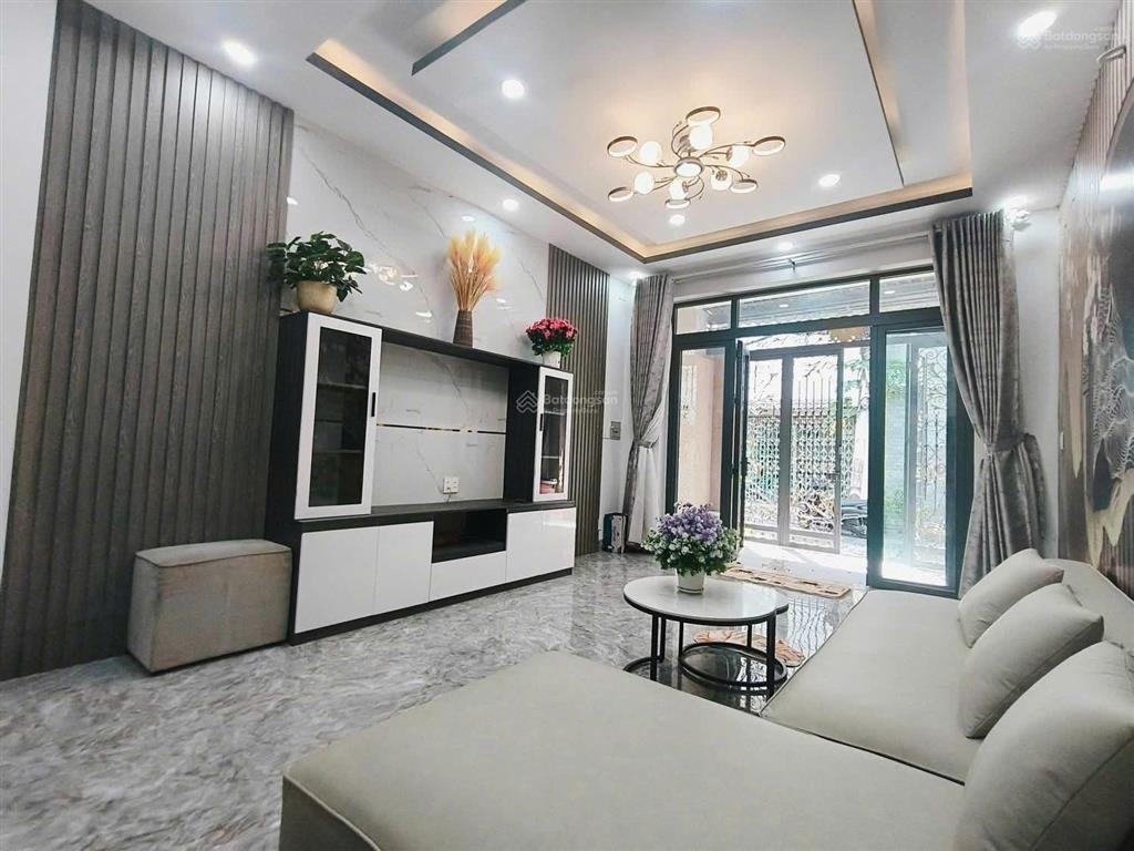 Bán nhà phan huy ích hẻm 10m 4x16m 4 tầng 5pn hẻm 1 trục 10m khu dân trí cao