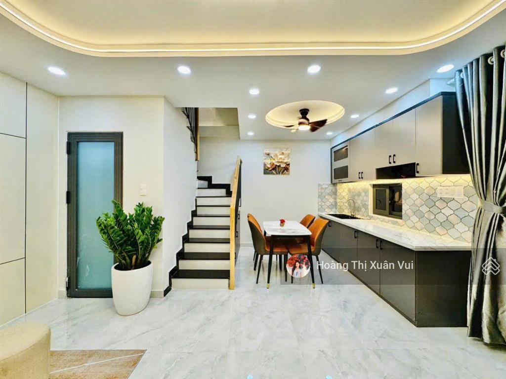 Bán nhà đường nguyễn văn nghi phường hạnh thông 5,2x22m xd 3 tấm giá 9,99 tỷ gần chợ gò vấp