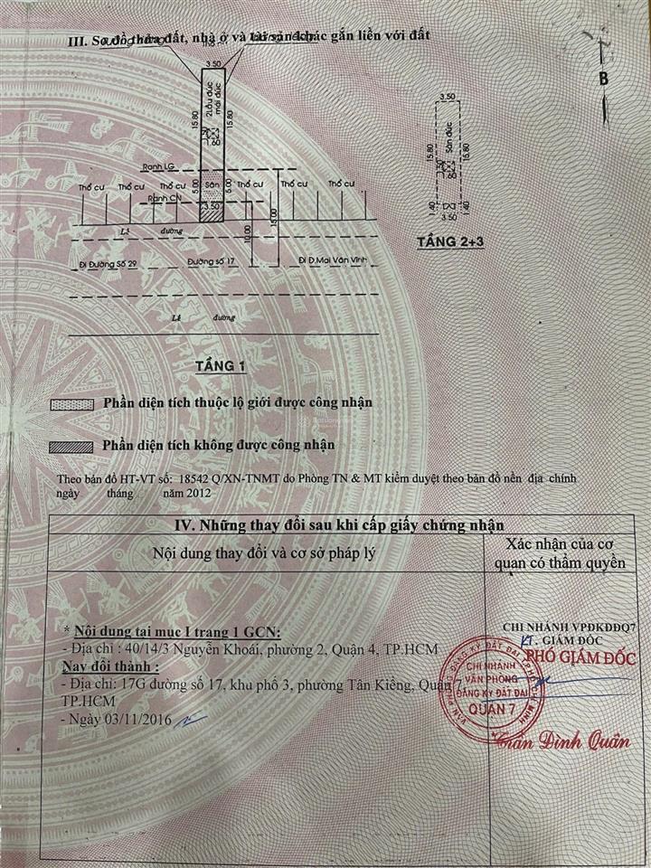 Bán nhà mặt phố tại đường số 17, tân hưng, quận 7, tp. hcm, 16,5 tỷ, 72,8m2