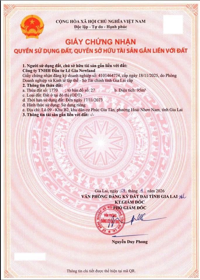 Đất nền phúc gia tân  phúc gia khai vận, mở lối an cư