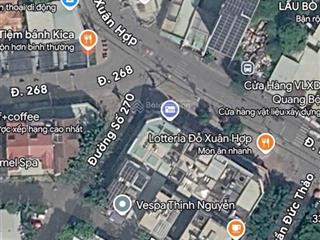 Đất kdc nam hoà đường đỗ xuân hợp ngay khu trung tâm sầm uất sát bên ngân hàng, trường đh, siêu thi