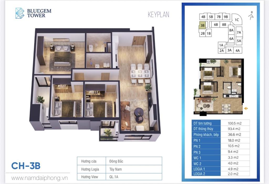 Chung cư bluegem gần bến xe nước ngầm
