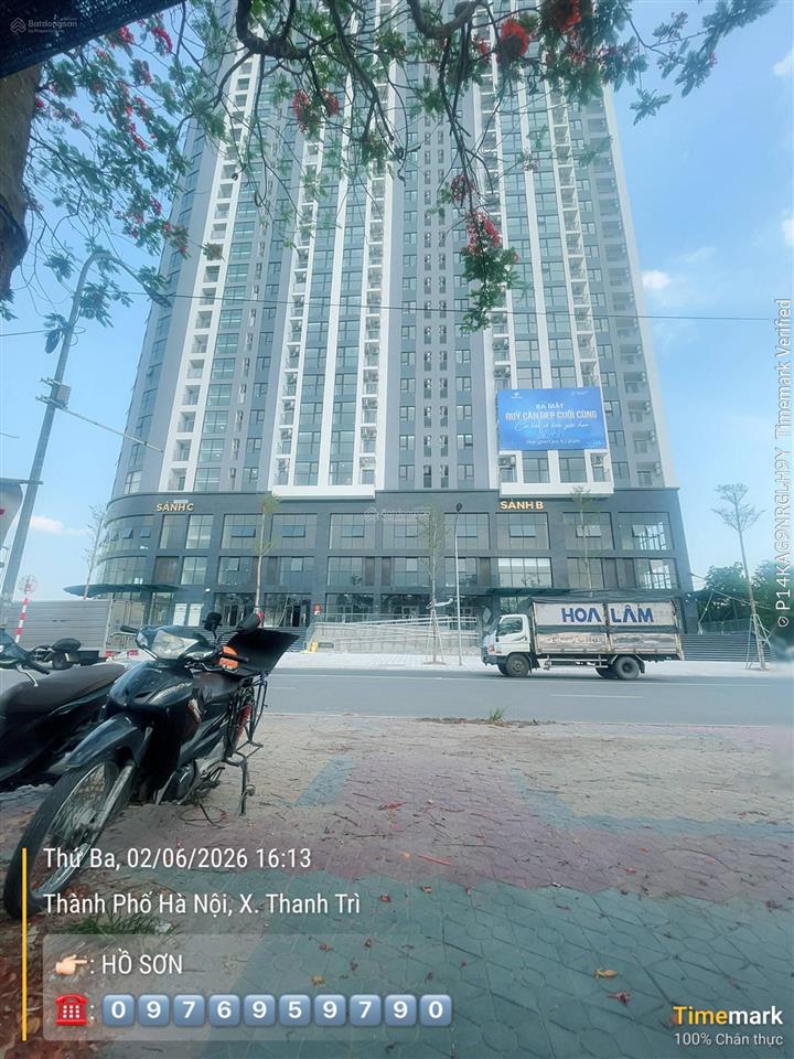 Căn hộ cc 2pn 2wc tại bluegem tower, 6,2 tỷ vnd, 77m2, bán gấp