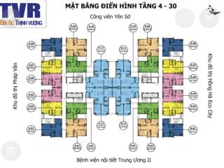 Bán cc tứ hiệp plaza, 4,1 tỷ, 61m2, 2pn, 2wc  chính chủ hàng hot
