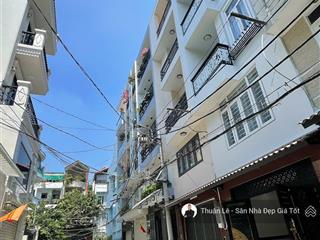 (tin thật) chính chủ bán nhà 5 tầng + hxh 6.5m thông. đường phan đăng lưu (3,9x10,2m) full nội thất