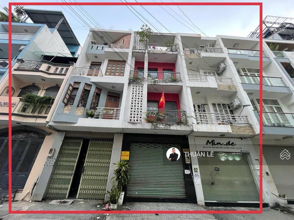 Bán nhà mặt tiền hoa hồng  sát quận 1 (4 x16m) 4tst + 6pn full nội thất. nhà mới  vào ở, kd ngay