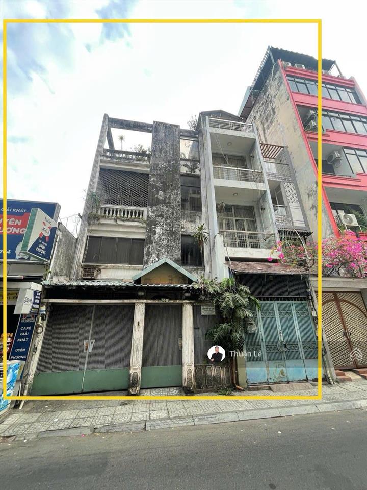 Nhà mặt phố ngang 6mx24m. thạch thị thanh & võ thị sáu, quận 1. nhà 4tầng,tiện xây mới building vp