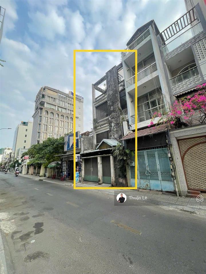 Nhà mặt phố ngang 6mx24m. thạch thị thanh & võ thị sáu, quận 1. nhà 4tầng,tiện xây mới building vp