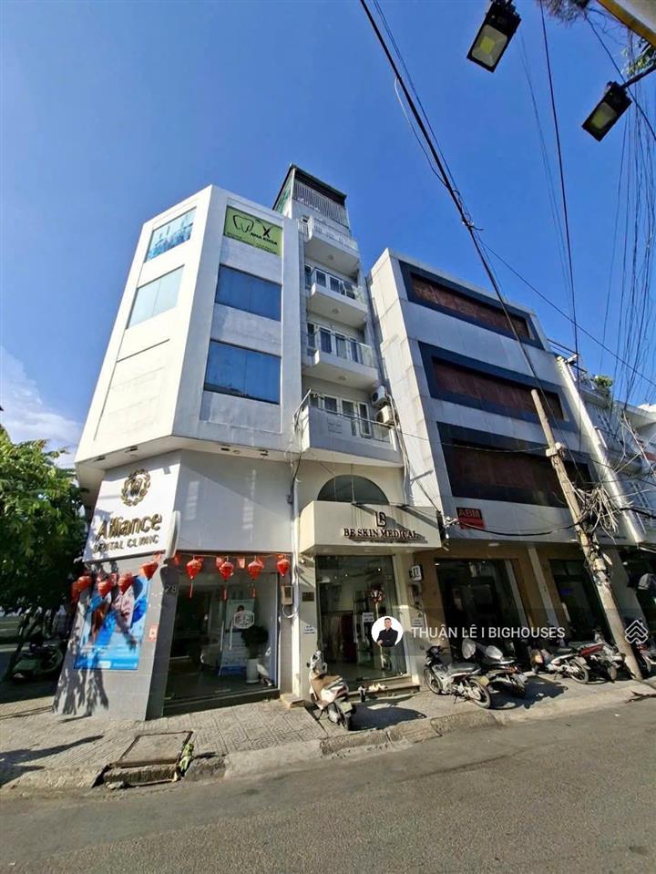 Bán nhà mặt tiền đường hoa  ngay góc hoa sứ. nhà 6 tầng/thang máy. dts 256m2. sẵn hđt 35tr/tháng
