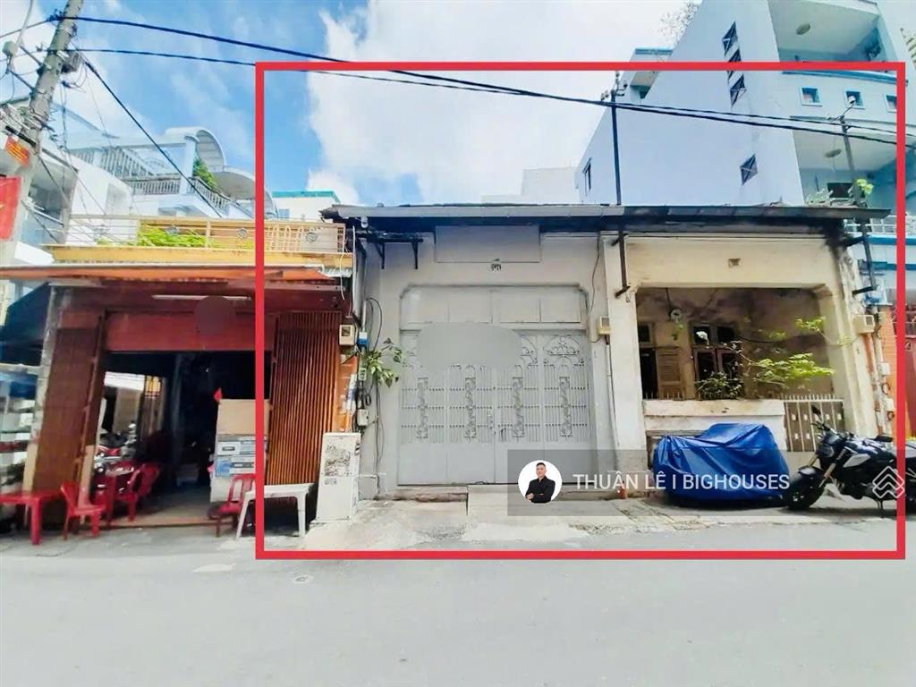 Mặt tiền đinh công tráng, quận 1 (7,36 x 15m, cn 106.1m2) cấp 4. ctxd mới hầm + 6 tầng