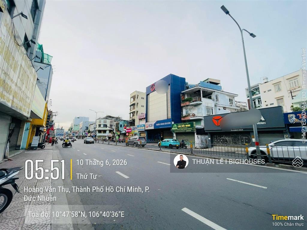 Khuôn đất lớn hiếm thấy. bán nhà mặt tiền hoàng văn thụ. ngang lớn (7,7mx24m), 4 tầng, 60tỷ về 55tỷ