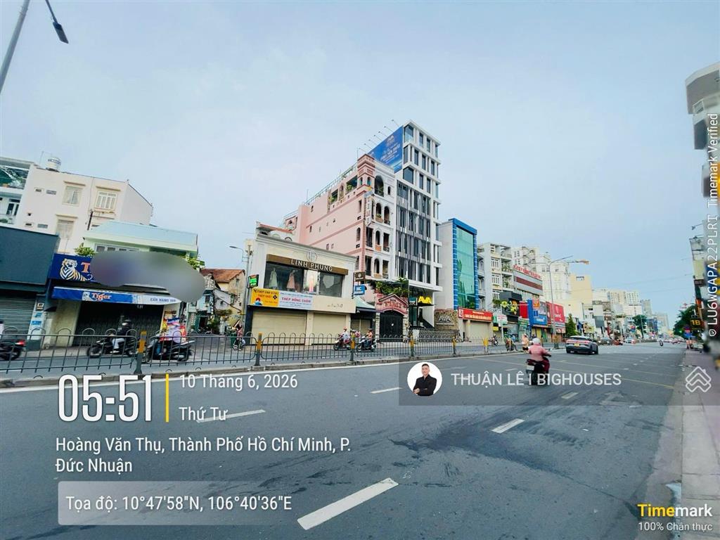 Khuôn đất lớn hiếm thấy. bán nhà mặt tiền hoàng văn thụ. ngang lớn (7,7mx24m), 4 tầng, 60tỷ về 55tỷ