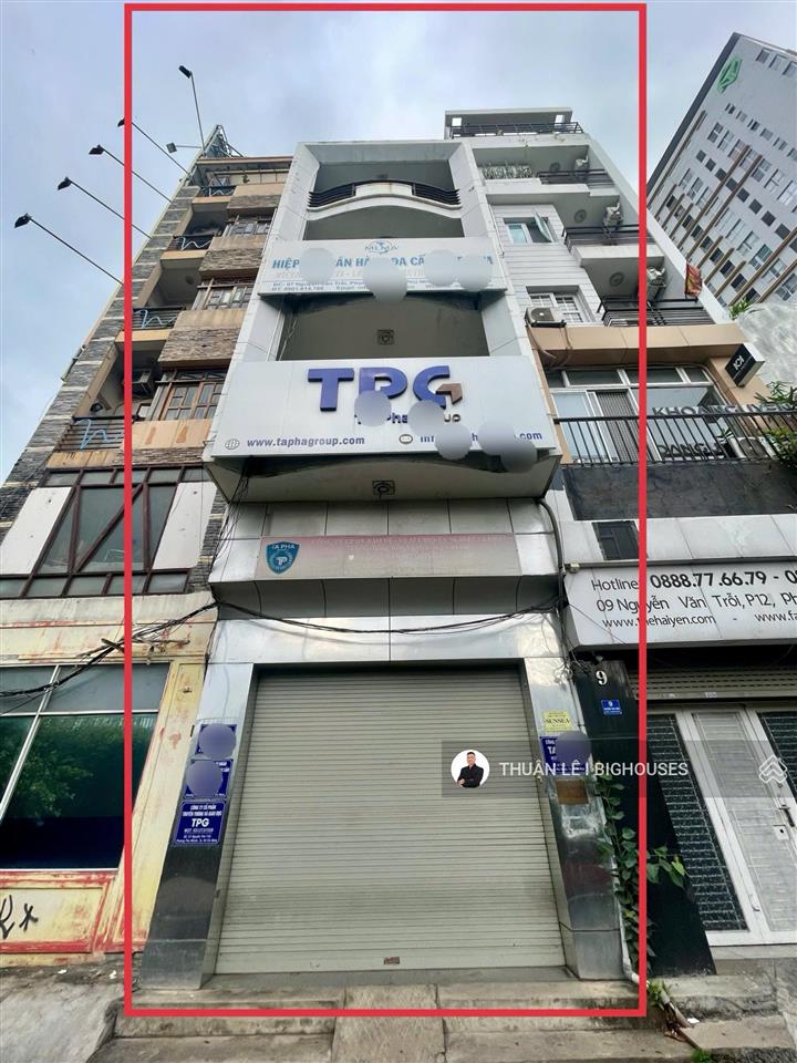 Bán nhà mặt tiền đường nguyễn văn trỗi, phú nhuận (4,25m x 15m) nhà 4 tầng. sẵn hđt 60 triệu /tháng