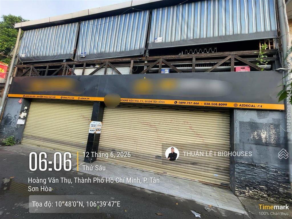 Cấp 4 (12,85m x 20m) tiện xây building vp, villa, sát công viên hoàng văn thụ. ctxd hầm+8tầng+mct