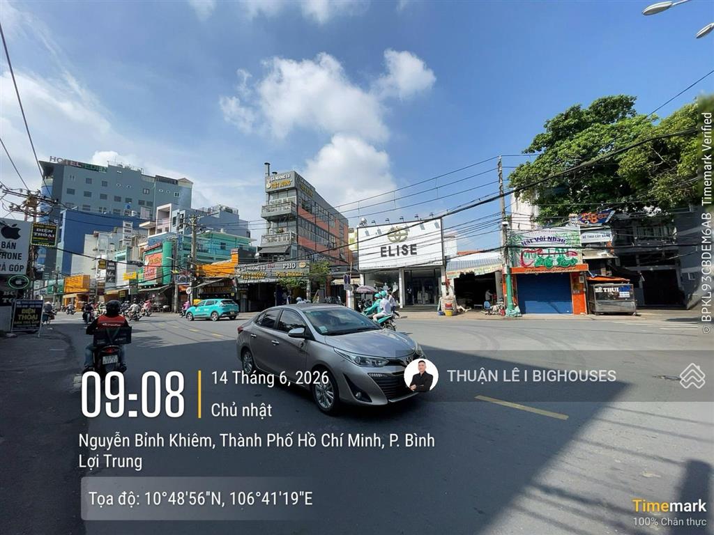 Đi định cư. bán nhà mới, đẹp. hẻm 6m khu nội bộ, ngay lê quang định & nguyễn bỉnh khiêm, 13,8 tỷ tl