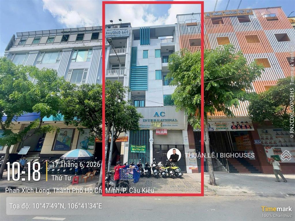 Bề ngang 6,6m. bán nhà mặt tiền phố ẩm thực phan xích long (6,6m x 15m) hầm+5 tầng. 40tỷ về 38tỷ tl