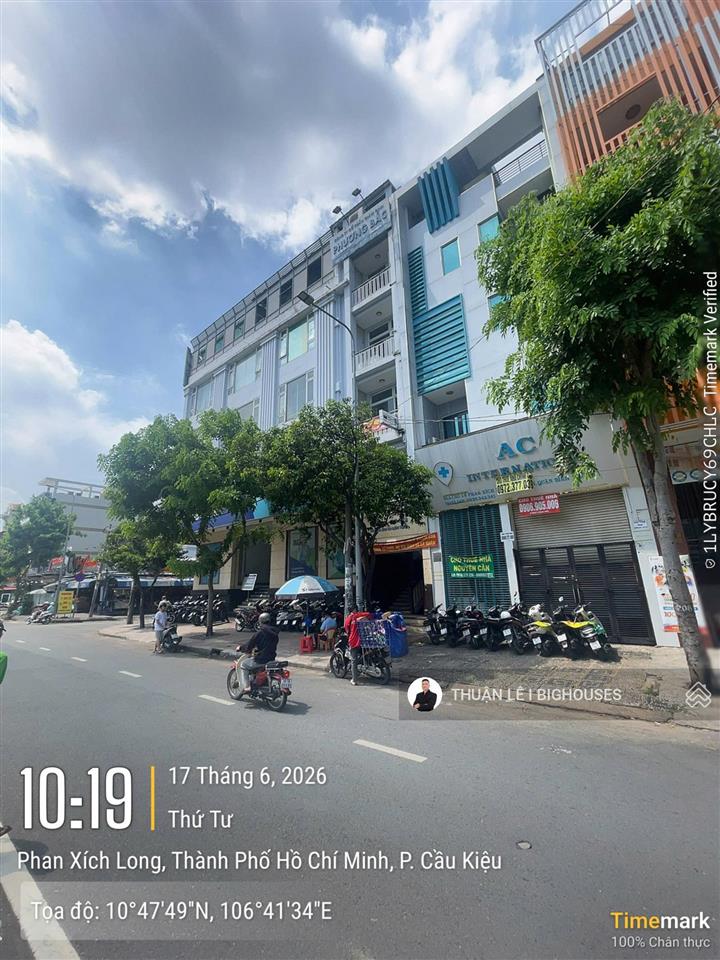 Bề ngang 6,6m. bán nhà mặt tiền phố ẩm thực phan xích long (6,6m x 15m) hầm+5 tầng. 40tỷ về 38tỷ tl