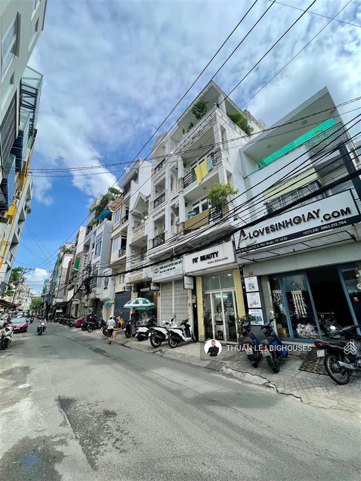 Bán nhà mặt tiền cù lao, khu đường hoa  sát q1 (3,5mx15m) dts ~250m2, nhà 5 tầng. 16,2 tỷ còn tl