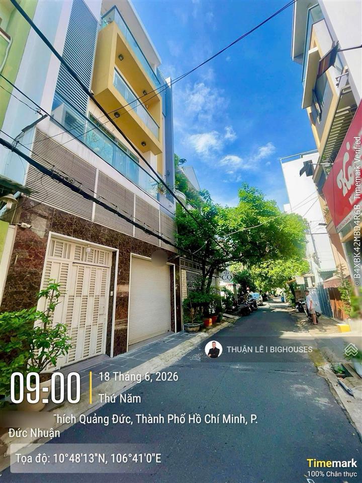 Bán nhà phú nhuận 6,8mx12m. hẻm 8m khu phan đăng lưu & thích quảng đức. 5tầng + gara xe (23,5tỷ tl)