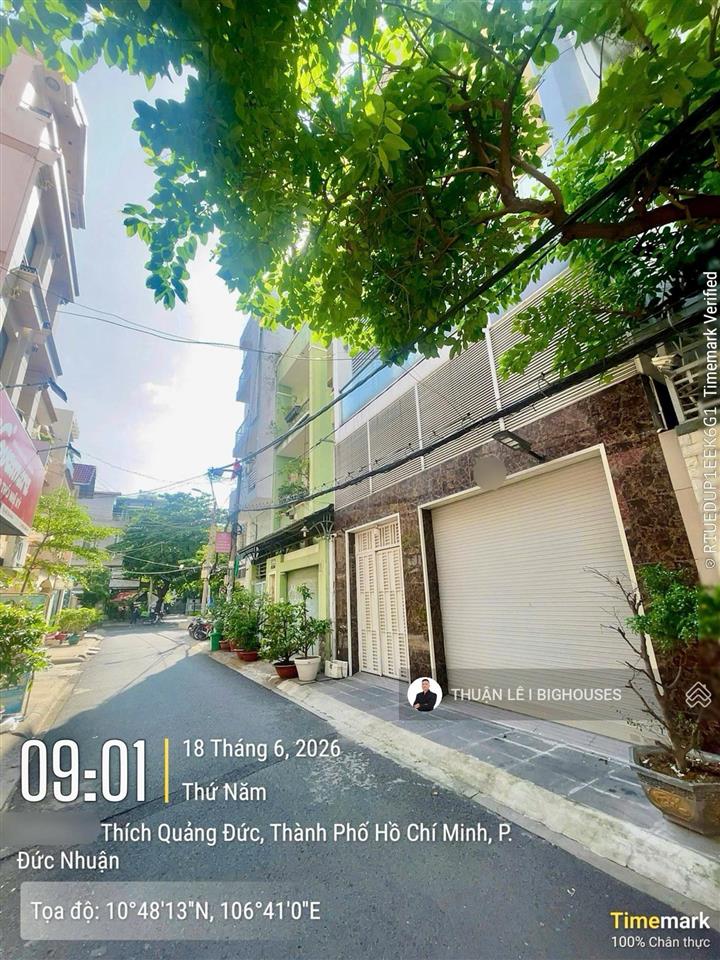 Bán nhà phú nhuận 6,8mx12m. hẻm 8m khu phan đăng lưu & thích quảng đức. 5tầng + gara xe (23,5tỷ tl)